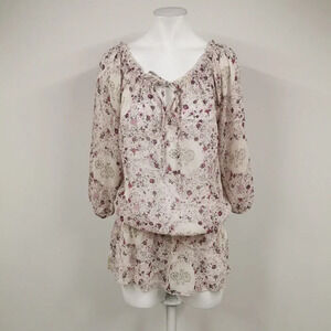 VENUS Floral Swimwear Cover  Top